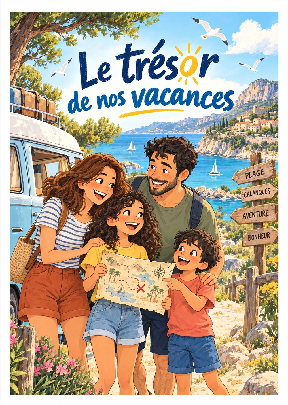 Illustration pour une BD : Souvenirs de famille