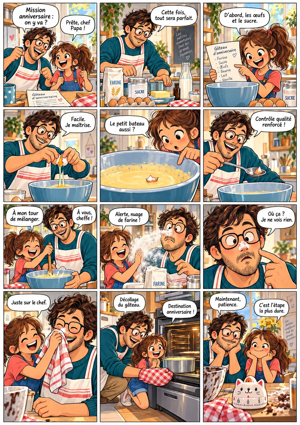 Exemple de planche lue sur un écran