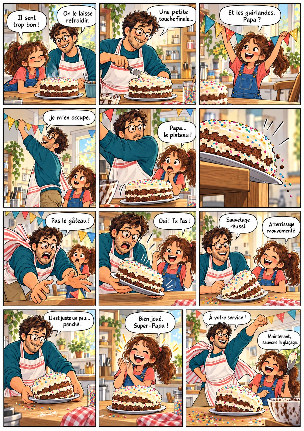 Planche 2 Papa ce super-héros