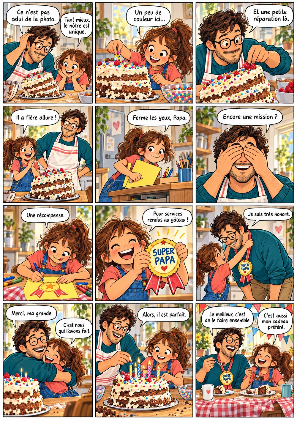 Planche 3 Papa ce super-héros