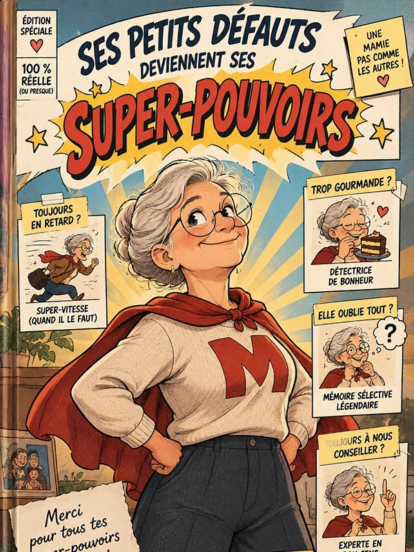Les petits défauts de Mamie deviennent ses super-pouvoirs