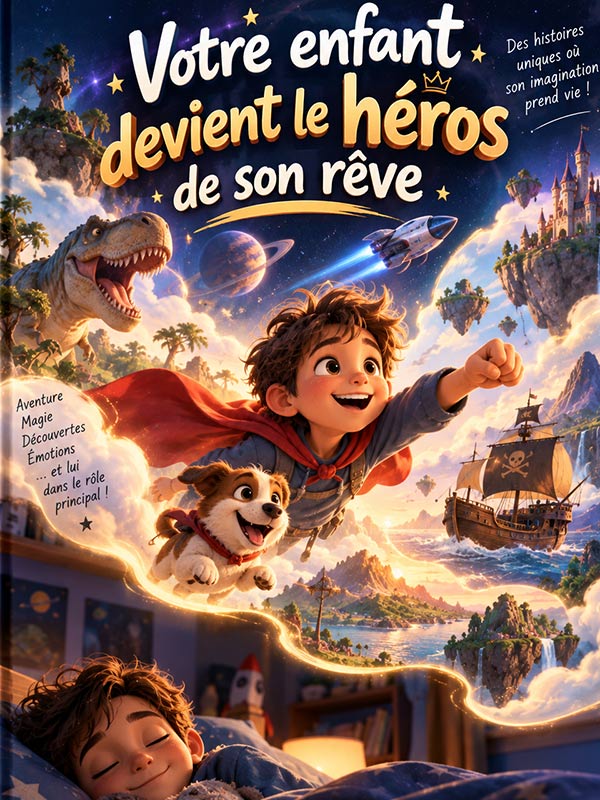 Votre enfant devient le héros de son rêve