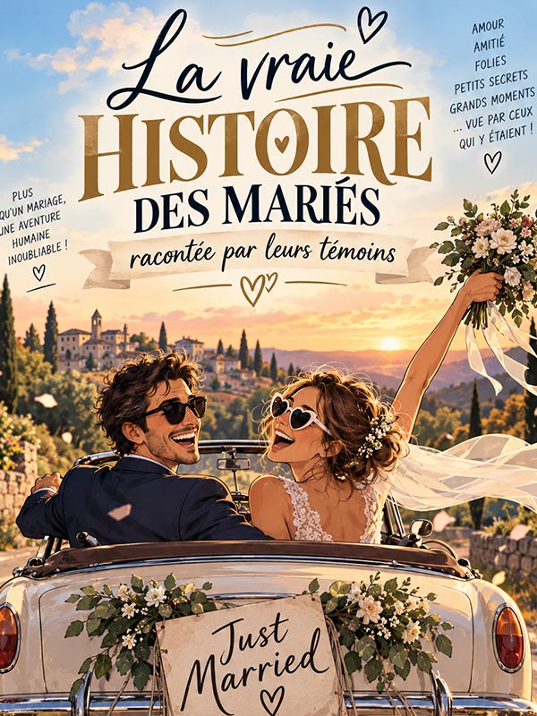 La vraie histoire des mariés racontée par leurs témoins