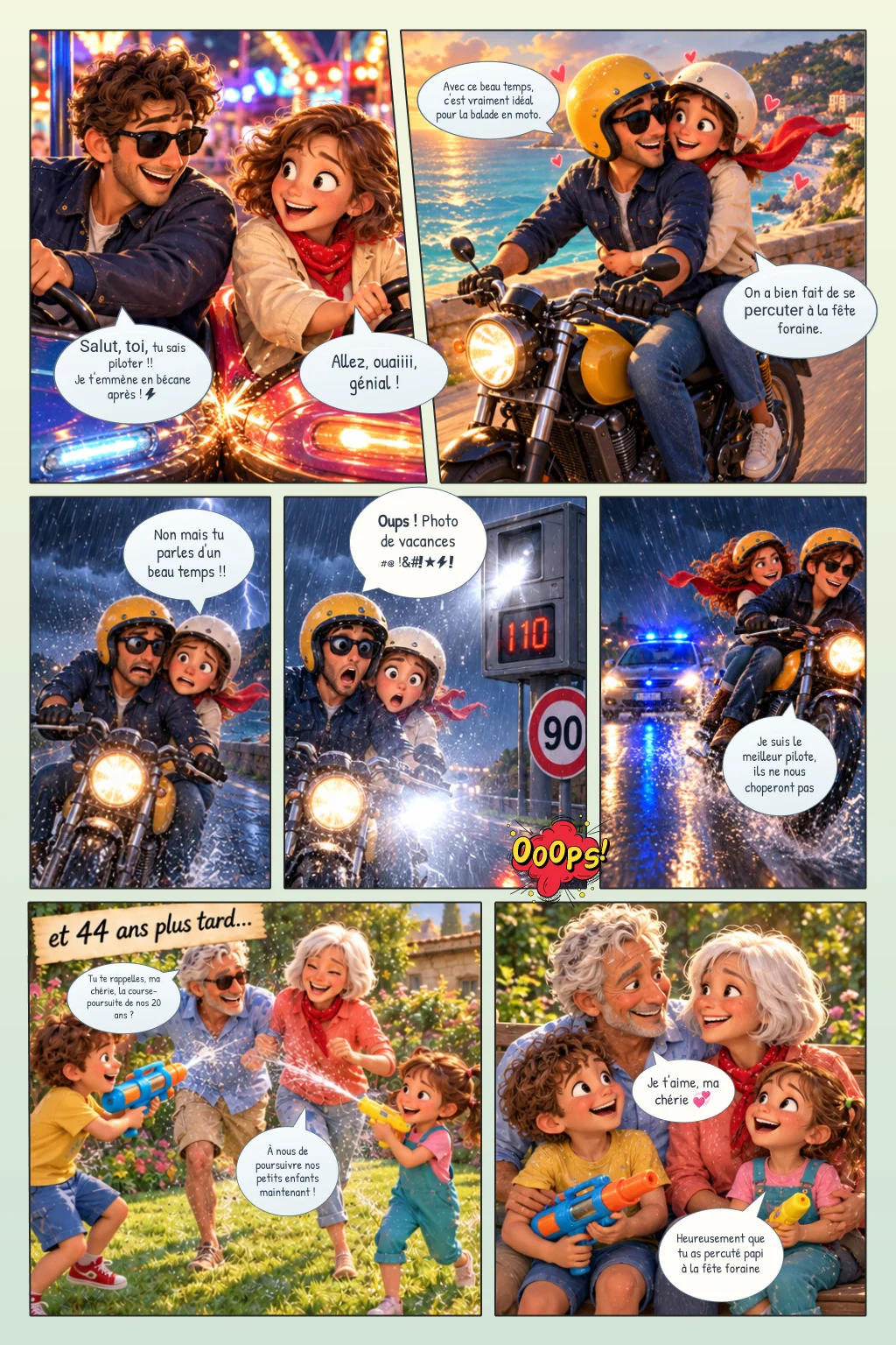 Première planche de la BD